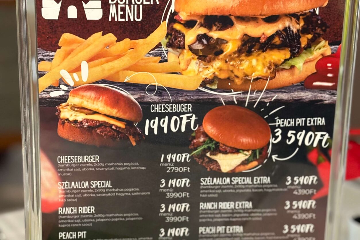 Smash burger via Szélmalom