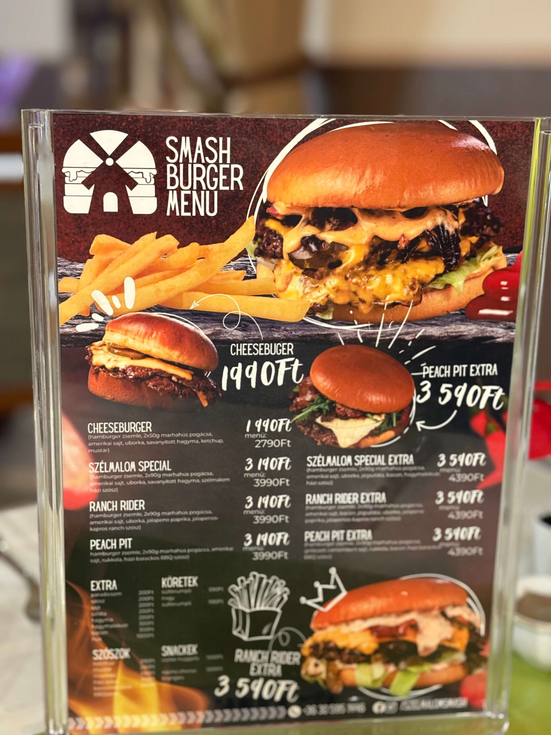 szelmalom vendeglo szeged smashed burger